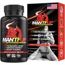 MANTFUP Vitality Enhancer for mænd er 124; Fastvirkende Testosteron Booster & Dagligt supplement til støtte Mand sundhed & Libido er 124; Potenciadores de Testosterona er 124; Lavet i USA (1 måned Tilgang, 60 kapsler)