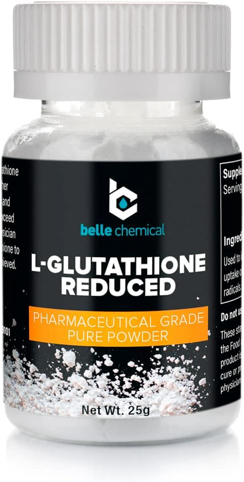 Pure L- Glutathione Reduceret Farmaceutisk Grade (25 Bedste)