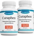 EuroMedica Curaphen - Curcumin Supplement til cirkulation & Enlinphin Support - Støtte til lejlighedsvis ubehag - Aids Sunde Muskler - 120 Kapsler, 2 pakke (240 Kapsler)