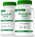 (2 Pack) Gluconull Caps, Officiel Gluco NullCaps Formel, Ren støtte til stabile niveauer og brændstof energi til den samlede sundhed, All- naturlige ingredienser, Gluco Null Glyco Optimizer (120 kapsler)