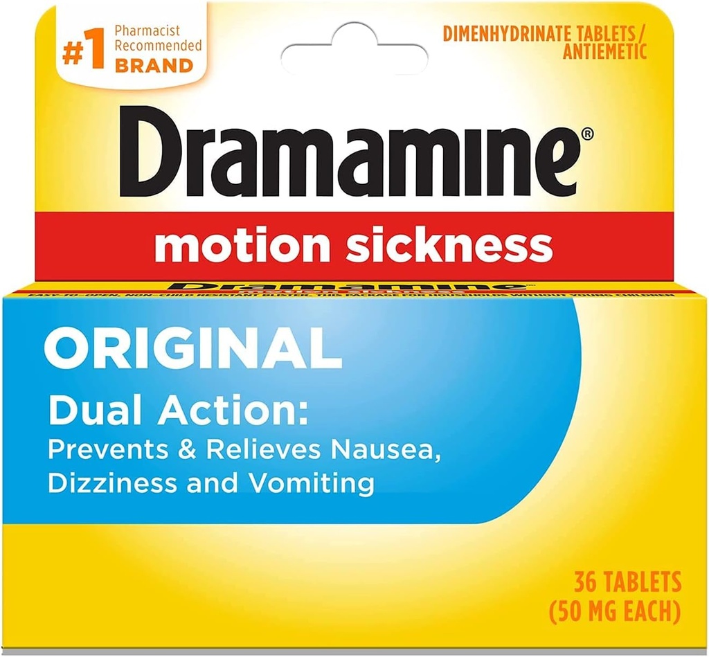 Dramamin 50mg Tablets- 36 ct ved Dramamin
