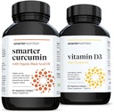 SMARTERNUTRITION Curcumin - Potence and Absorption + Plant- baseret vitamin D3 Immunstøtte med Vegan K2 Complex