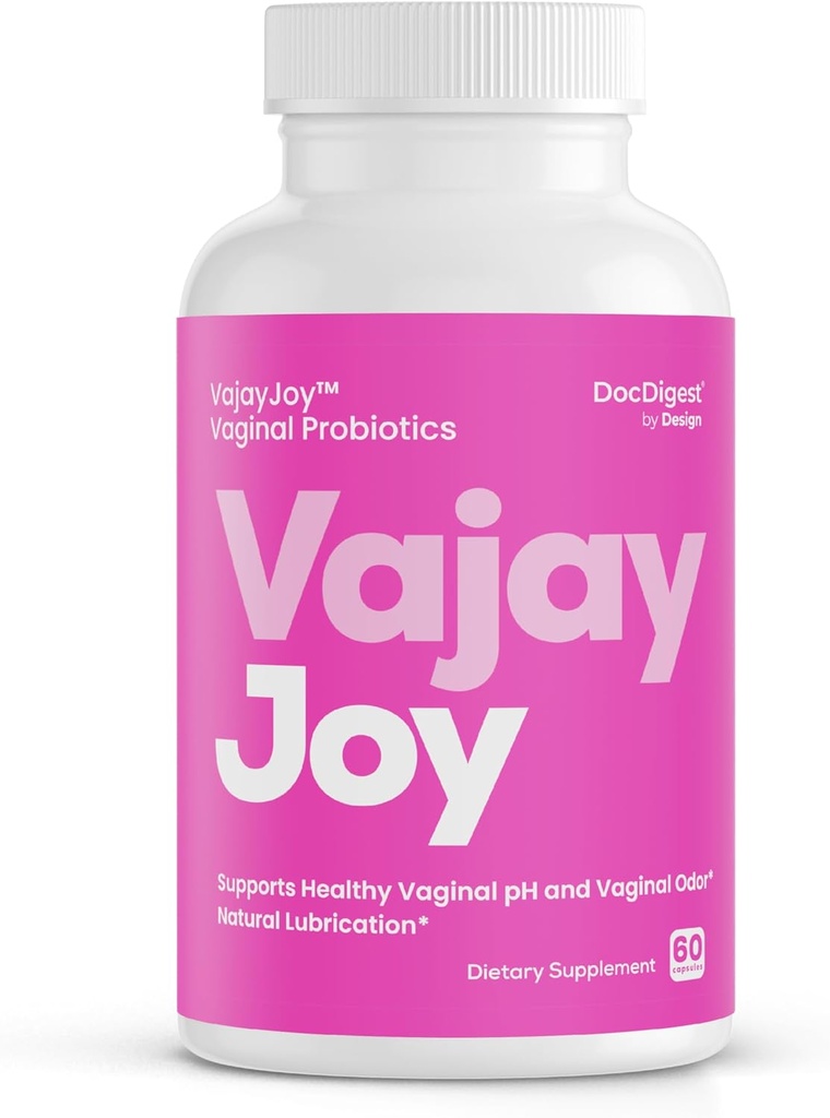 VajayJoy pH Balance Pills - Womens Vaginal Probiotic for pH Regulations, Klinisk vist til at genoprette pH Equilibrium og Natual Smøre- Reducerer BV, Gær Infektioner og Odor