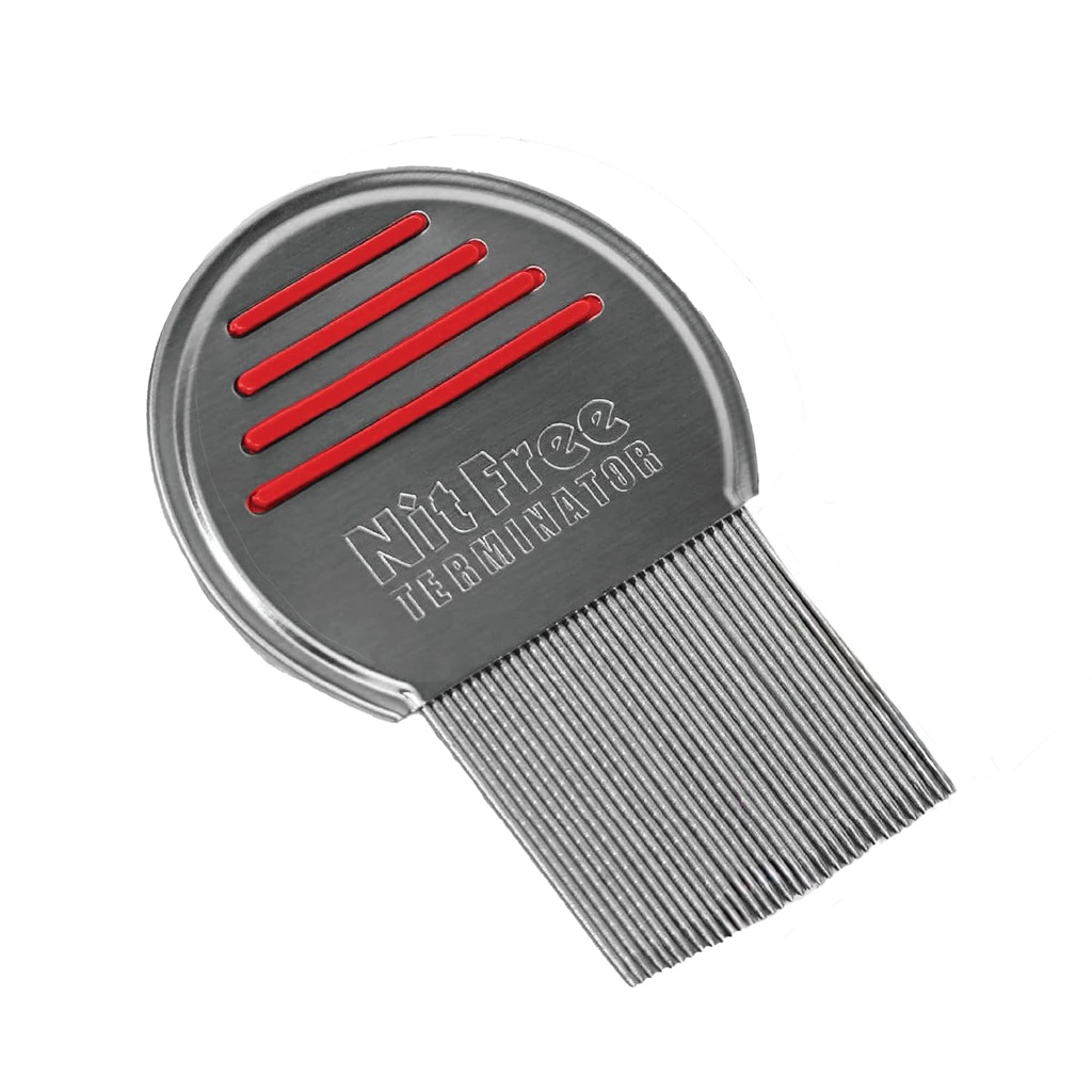 Lice Comb - Professional rustfrit stål Comb for effektiv hoved lus behandling (farve kan Vary) (pakke af 1)