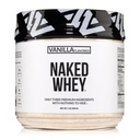 NAKED Vanilla Whey Protein 1Lb, Kun 3 Ingredienser, Alle naturlige græs Fed Whey Protein Powder + Vanilla + kokos Sugar- GMO- Free, Soy Free, Gluten Free. Støtte Muscle Growth, 12 Servere