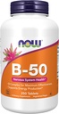 Now Foods Supplements, Vitamin B- 50 mg, Energiproduktion *, Nervesystemet Sundhed *, 250 tabletter