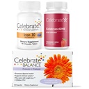 Celebrate Bariatric Essentials Bundle - CelebrateONE Multivitamin, Jern med C-vitamin Chewables, & Balance Probiotic + Prebiotic - Komplet ernæring & fordøjelsesstøtte til WLS patienter