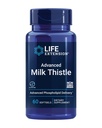 Life Extension Advanced Milk Thistle, silymarin, silybin, phospholipider, fremmer sund leverfunktion, Gluten- Free, Non- GMO, 60 softels