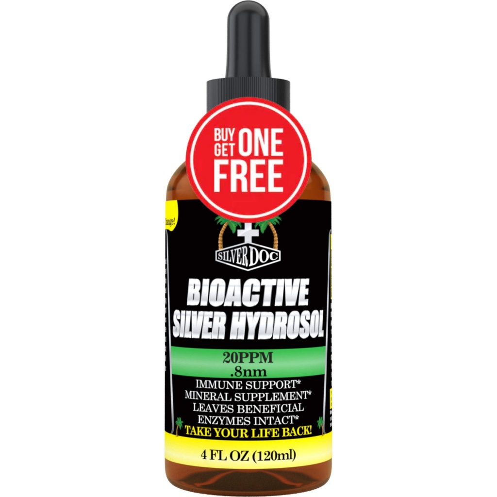 Kolloid sølv hydrosol dråbetæller, Natural Alternative & Immun Support, Mere effektiv end noget kolloid produkt, 2-4oz dråbetæller, Sølv hydrosol dråbetæller