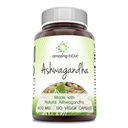 Amazing India Ashwagandha Supplemented 124; 500 Mg Per Serving Medic124; 120 Veggie Kapsler 124; Non- GMO Medic124; Gluten Free Medic124; Lavet i USA Medical 124; Ideel til vegetarer