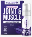 Extra Strength Muscle + Joint Foam - Magnesium- 124; Boswellia - 124; Arnica - 124; Formel - Joint and Muscle Relief - Ease Inflamed Joints and Muscles - All Natural - Joints + Muscle Relief