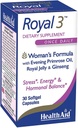 HealthAid Royal 3, med Aften Primrose Oil, Royal Jelly, Ginseng, En gang dagligt, 30 kapsler