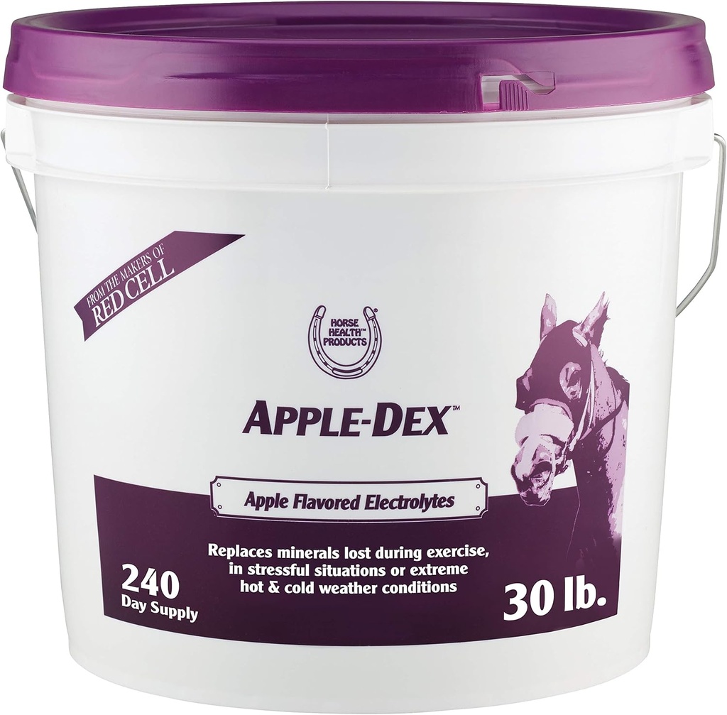 Farnam Horse Health Apple- Dex Apple Flavored Electrolytes 30 pund 240 dage