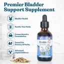 Rejuvica Health BladderPro for mænd og kvinder - Brege Support - Flydende levering til bedre absorption - Græskar frø, Uva Ursi, Goldenrod og mere
