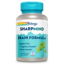 SOLARAY SharpMind Brain Support Formel - Nootrop Brain Supplements - Cognitive and Brain Health Support med Ginkgo Biloba - 60- Day Garanti, 60 Servere, 60 VegCaps