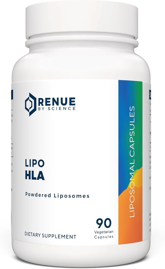 Renue By Science Hyaluronic Acid MSD 124; HLA Liposomal Hyaluronic Acid Supplements MSD 124; 90 Acido Hialuronico Capsules - 150mg Hylunaric Acid per Serving MSD 124; Non- GMO MSD 124; Lavet i USA Third- Party Testet