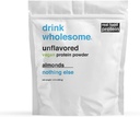drink wholesome Vegan Unflavored Almond Protein Powder | for Sensitive Stomachs | Additive & Dairy Free | No Artificial Sweeteners | No Bloating, Farts or Gas | No Constipation or Diarrhea