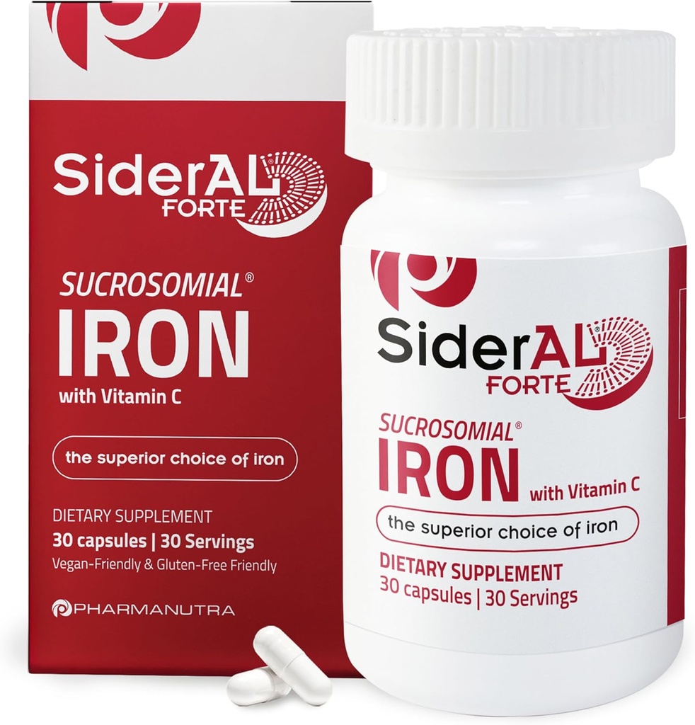 Sideral Forte Iron Supplement Clinically Proven til at øge niveauer uden bivirkninger