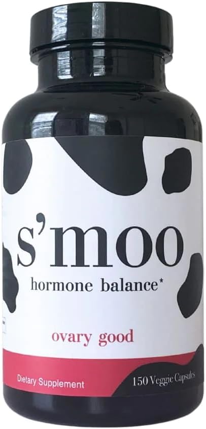 S 'moo æggestok God - Kapsler 124; 7-in-1 PCOS Supplement 124; Myo- Inositol Blend 124; Hormon Balance for Kvinder 124; Fertilitet Kosttilskud til kvinder 124; Ovarie Sundhed (30 dages Tilgang)