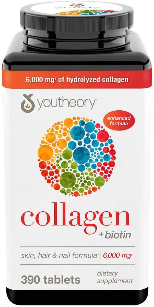 Youtory Collagen Plus Biotin, 390 tabletter (3 pakker)