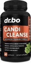 Candi Cleanse Support Pills - Anti Overgrowth Supplements for Women & Men - Ekstra styrke Balance Control Probiotisk Complex Cleaner - Natural Oral Herbal Oregano & Captain Acid Kapsler