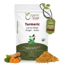 Organic Way Gurmerisk / Haldi Root Cut & Sifted (Curcuma Longa) - Herbal Tea Note 124; Kosher & USDA Certified Measures 124; Vegan, Non- GMO & Gluten Free Measures 124; 100% Raw from India (2LBS / 32Oz.)
