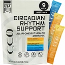 Gut Health Drink Mix 124; Apple Cider Vincious Prebiotics, Probiotika fordøjelsesmæssige sundhed for kvinder & mænd; 124; Wellness Ingredienser til søvn, energi, mental Klarhed & Roligt 124; Variety Pack, 9 Servere