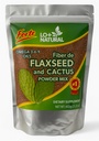 Linaza con Nopal Forte – 8 oz – 100% Natural Flaxseed & Nopal Cactus Powder – Fiber-Rich Digestive Support – Ground Blend Dietary Supplement – Vegan & Non-GMO