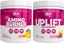 NLA for hendes Pre / Intra Workout Stack (omfatter hendes termogene Amino Mango Passion og Opløft Pre Workout Raspberry Lemonade)