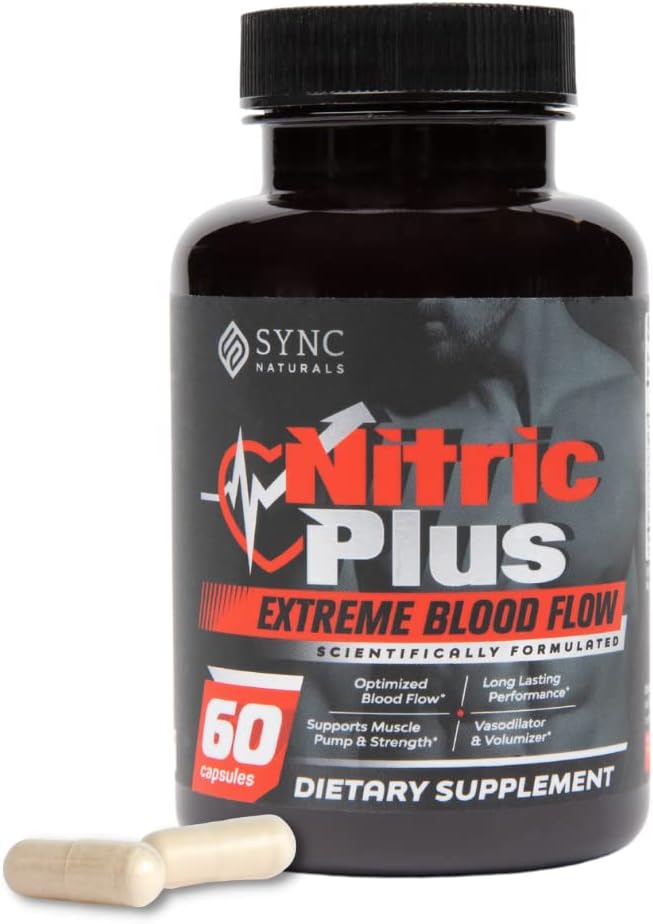 Nitroc Plus- 800mg L Arginine- 400mg L Citrullin- Extra Strength Nitrooxide Pills