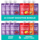 Designer Wellness Protein Smoothies Variety Pack og blandet berry bundle