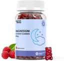 Magnesium Glycinat Gummies 400mg, Adult Sugar Free Magnesium Glycinate Supplement, Muskel, Knoglestøtte - 60 Organic Gummies