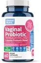 Klinisk Nutra Vaginal Probiotika til kvinder pH Balance, Vaginal Odor Control med Prebiotika & Lactobacillus Blend - Womens Health Supplement Sund vaginal Flora Support 60 Kapsler