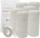 Kerlix Gauze Bandage Rolls - 4 1 / 2 i x 4.1 Yds, 6 Ply - 6 Single Steril Pocuhes- Extra Absorbency - Latex Free, Hospital Grade Cotton Fluff Bandage Wrap Krinkle Style - for Sår Care & Førstehjælp