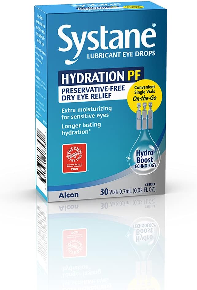 Alcon Hydration Preservative- Free Smøremiddel øjendråber, Transparent, 0,7 ml, 30 Greve