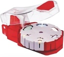 Pill Cutter - Pill Splitters til små eller store piller - Klipper op til 14 forskellige formede piller eller vitaminer med self- Retraktion Blade