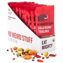 Mammoth Bar Goji Berry Trail Mix - 10 Organic Protein Bars - Prebiotic • Paleo • Gluten Free • Egg Protein • GMO fri • Raw • Premium Nuts
