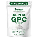 Fritid Alpha GPC Powder, 25 g, Pure Alpha GPC Cholin supplement til hjerne og fokus, CDP Cholin Kosttilskud til hukommelse ydeevne & koncentration, Ingen Fyldere, Non- GMO, Tilbud 42 Servering