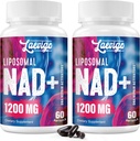 Liposomal NAD + Supplement 1200mg High Absorption, Cellular Energy & Mitokondrial Support, NAD Plus for Longevity & Vitality, Anti- Aging Formel, 120 Softgel
