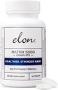 Elon Matrix 5000 Complete Multivitamin - hud, hår og negle vækst vitaminer - sund hårvækst vitaminer for kvinder & mænd - 5000Mcg biotin supplement (60 dages forsyning)