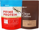 Equip fødevarer prime protein pulver vanille & guld standard ren kaffe