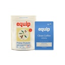 Equip fødevarer prime protein pulver vanille & guld standard ren kaffe