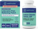 WELMAT Recovery Bundle: Natriumchlorid tabletter, 300ct + 4% Lidocain Numbering Patch 30 ct