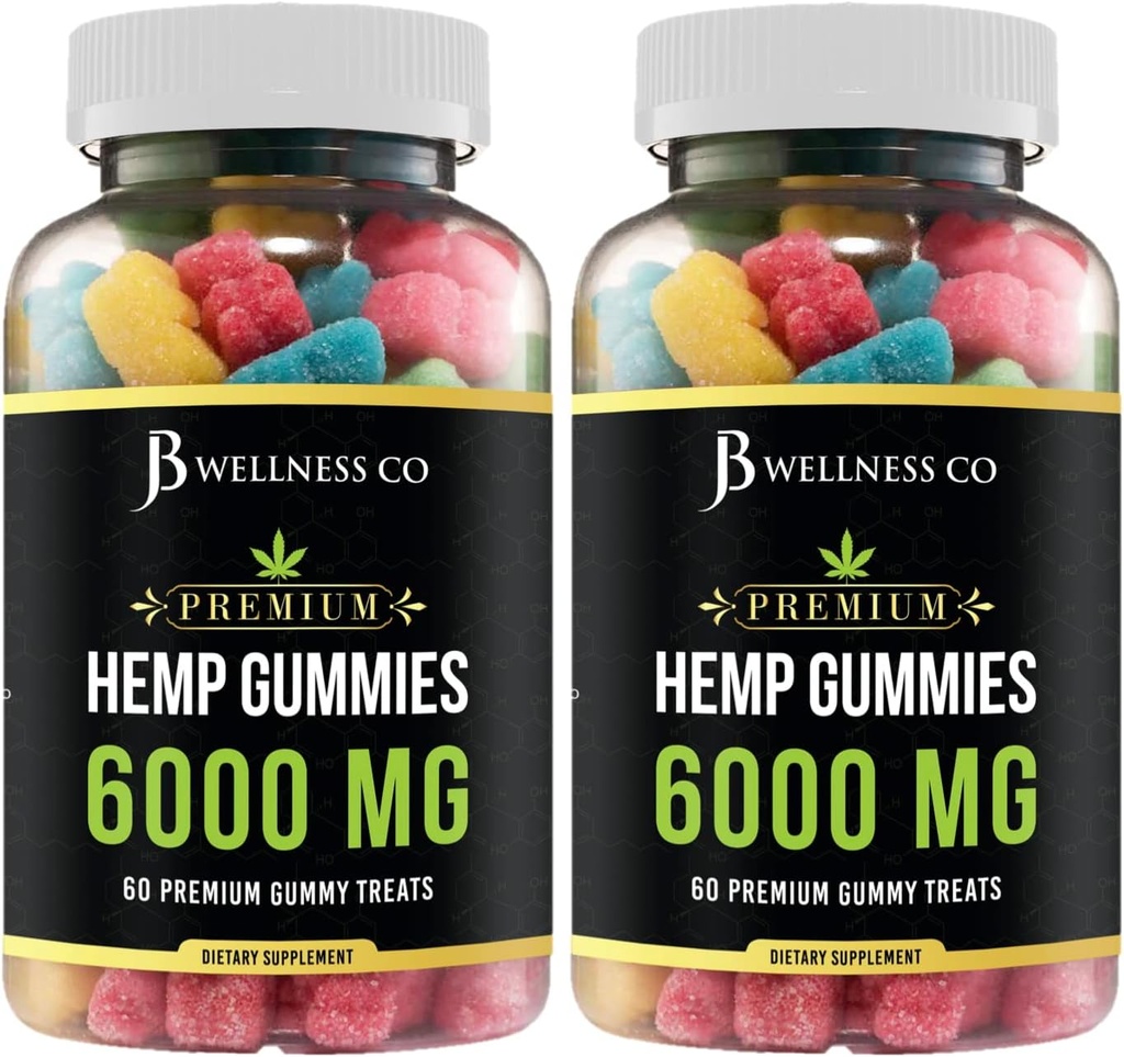 Hamp Gummies - Avancerede Gummies - Afslappende Gummy med Hamp Oil [2-Pack]