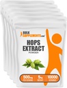 BulkSupplements.com Humle Extract Powder - Herbal Supplement, Sourced from Hums Flowers - Gluten Free, 500mg per Serving, 1kg (2.2. lbs) (Pack of 5)