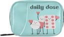 Naanle Cute Pill Box 7 Dag sag taske Travel Organizer med lynlås Portable Weekly Compact Størrelse for Vitamin Supplement Holder Daglig _ blå 4.6 x 3.14 x 1.88 tommer, 1 Tæl