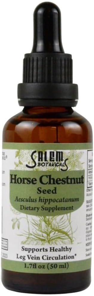 Salem Botanical Horse Chestnut Seed Extract 1, 7 Fl oz 50 ml