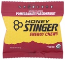 Honning Stinger Organic Energy Chews, Granatæbler Passionsfrugt, 1.8 Ounce