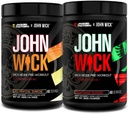 Jacked Factory X John Wick - Wick Mode Pre Workout Powder - Intense Energy, Battle- Ready Focus, Ustoppelig forpligtelse, og Sheer Will - Sidste Tropical Sunrise & Osaka Cherry Blossom (80 Servere)