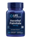 Life Extension Ascorbyl Palmitat 500mg - fat- Opløselige C-vitamin supplement til immuntilskud og lang levetid - Vand- Opløselige Gluten- fri, Non- GMO, Vegetar - 100 kapsler